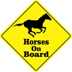horses on board magnet