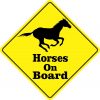 horses on board sticker