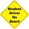 Student Driver On Board Magnet