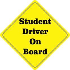 Student Driver On Board Sticker