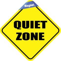 4.5in x 4.5in Quiet Zone Magnet