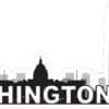 10in x 3.25in Washington D.C. Skyline Sticker Vinyl Travel Decal Stickers