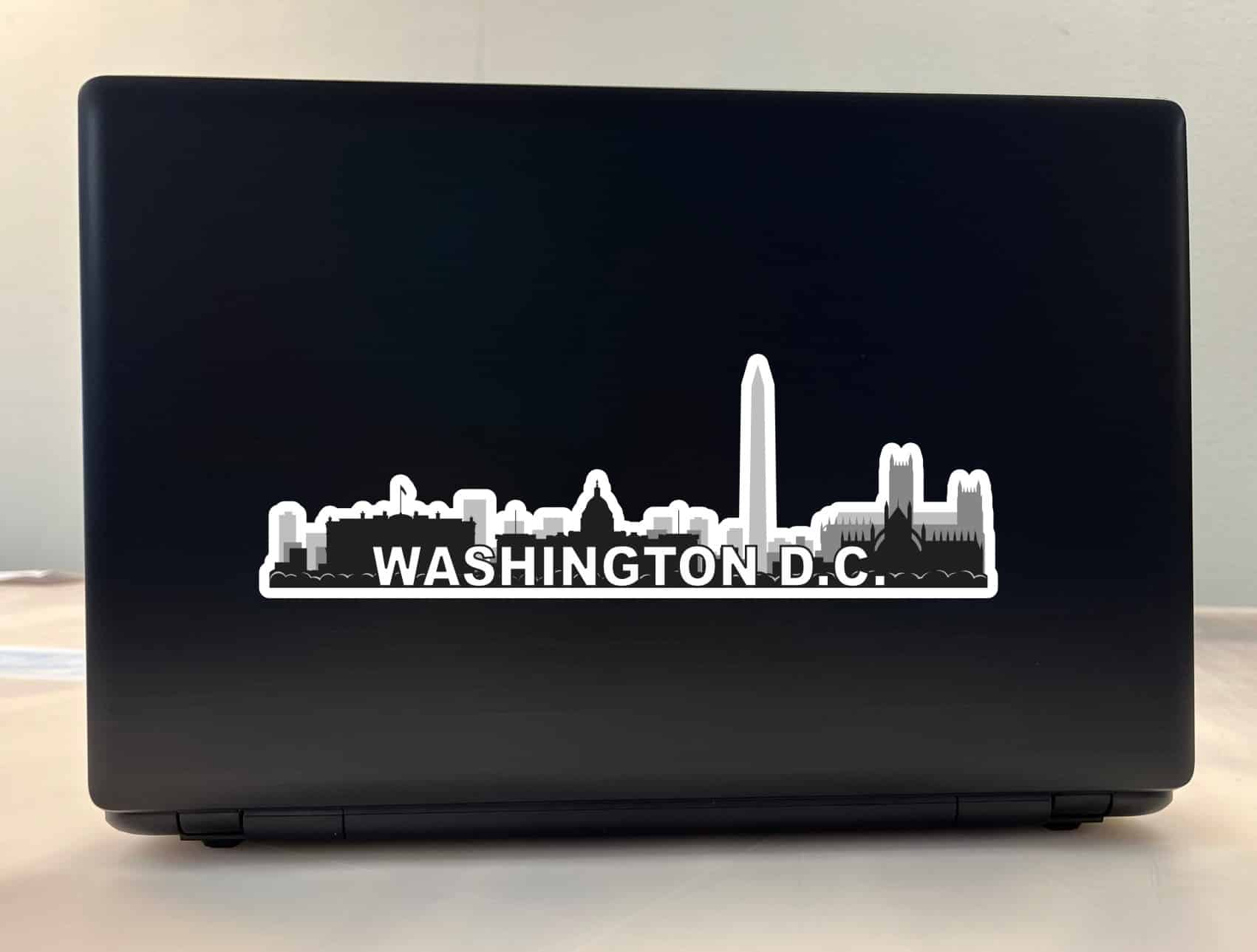 10in x 3.25in Washington D.C. Skyline Sticker Vinyl Travel Decal Stickers