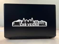 10in x 2.5in Las Vegas Skyline Sticker Vinyl Nevada Travel Decal