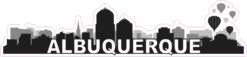 Albuquerque Skyline Sticker