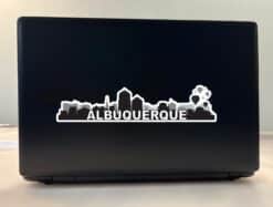 10in x 2.25in Albuquerque Skyline Sticker Vinyl Travel Decal Car Stickers