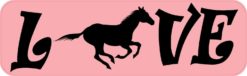 Love Horse Bumper Sticker