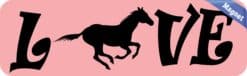 10in x 3in Love Horse Magnet Magnetic Animal Magnets