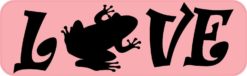 Love Frog Bumper Sticker