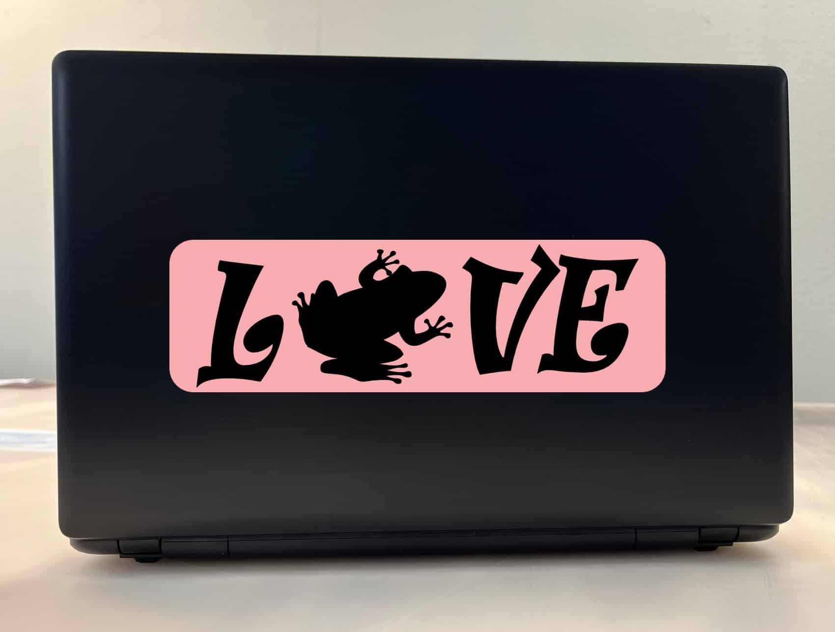 10in x 3in Love Frog Bumper Sticker Vinyl Pet Animal Decal Car Stickers