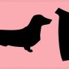 Love Dachshund Bumper Sticker