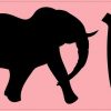 Love Elephant Bumper Sticker