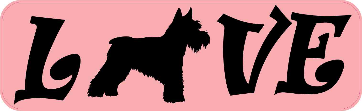 Love Schnauzer Magnet