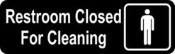 Men's Restroom Closed For Cleaning Magnet