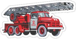 Firetruck Sticker