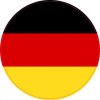 Round Germany Flag Sticker