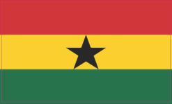 Ghana Flag Sticker