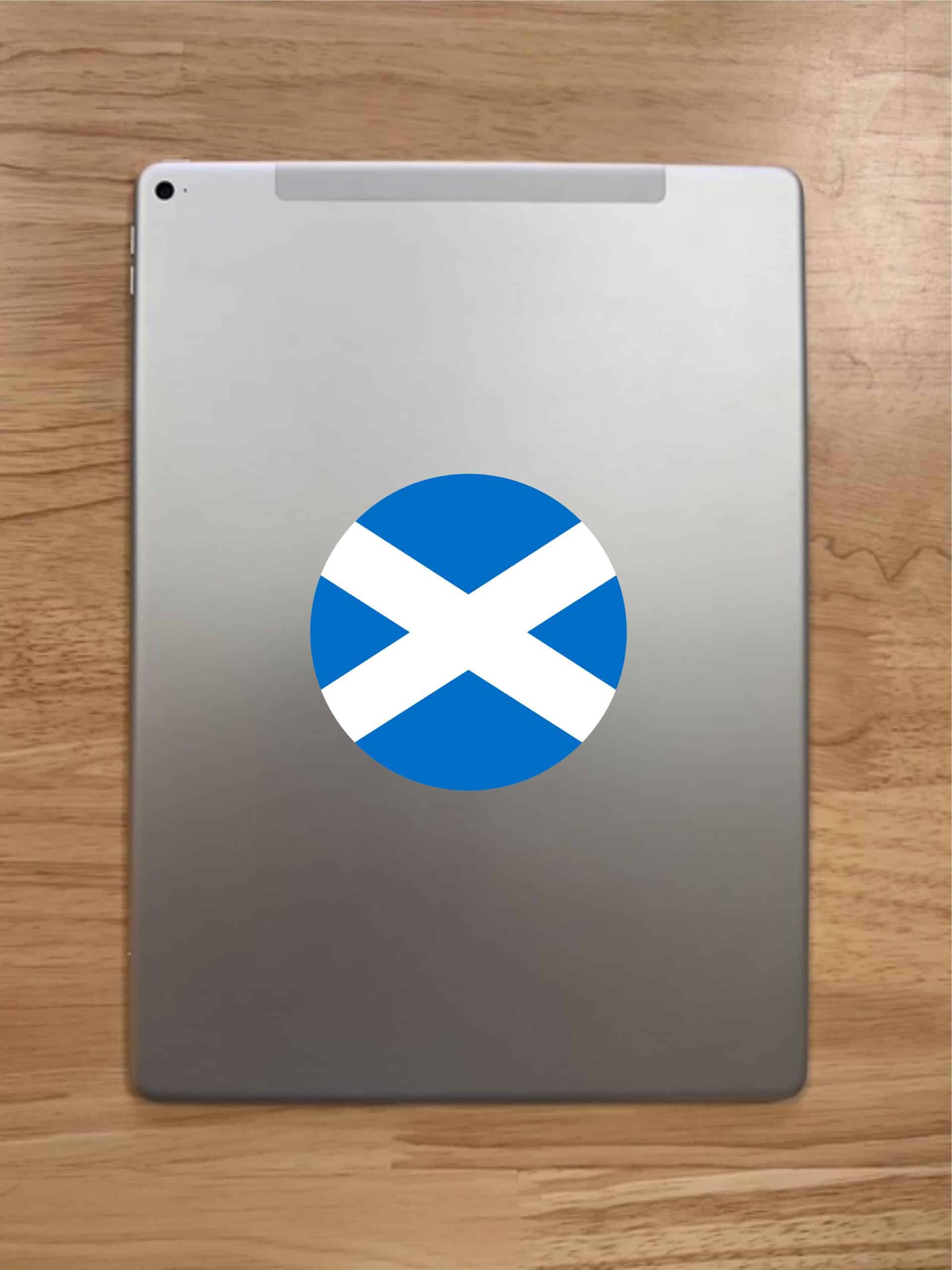 4x4 Round Scotland Flag Sticker Vinyl Vehicle Decal Travel Hobby Stickers - Image 7