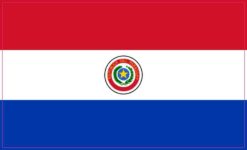 Paraguay Flag Sticker