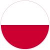 Round Poland Flag Sticker