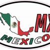 Oval MX Mexico Sticker