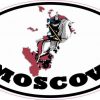 Oval Moscow Sticker