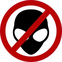 No Aliens Allowed Sticker