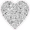 Black Music Heart Sticker