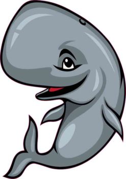 Whale Sticker