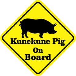 Kunekune Pig On Board Sticker
