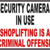 Shoplifting is a Criminal Offense Sticker