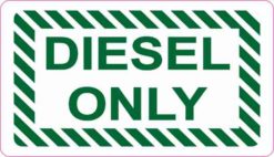 Diesel Only Sticker