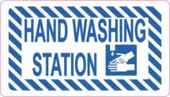 Hand Washing Station Sticker