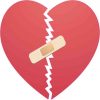 Broken Heart Sticker