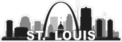 St. Louis Skyline Sticker