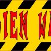 Alien Warning Bumper Sticker