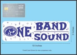 10 x 3 Buna Cougar One Band One Sound Magnet Marching Band Bumper Magnets