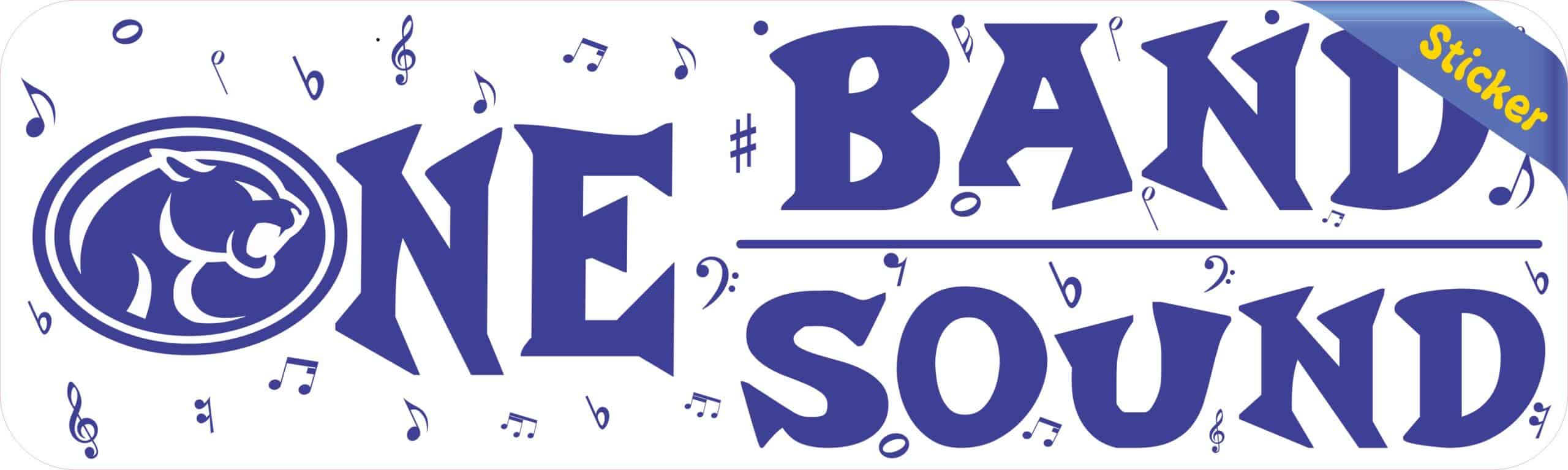10 x 3 Buna Cougar One Band One Sound Bumper Sticker Marching Bands Decal