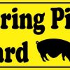 Pampering Pig Mom On Board Magnet