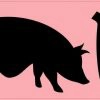 Love Pot Belly Pig Bumper Sticker