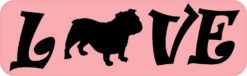 Love Pug Bumper Sticker