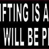 Shoplifting is a Crime Sticker