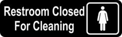 Women's Restroom Closed For Cleaning Magnet