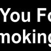 Symbol Thank You For Not Smoking Magnet