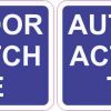 Automatic Door Activate Switch to Operate Stickers