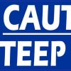 Caution Steep Path Handicap Magnet