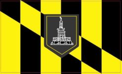 Baltimore Maryland Flag Magnet