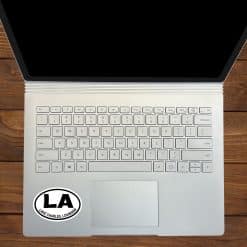 3x2 Oval LA Lake Charles Louisiana Sticker Travel Luggage Decal Stickers - Image 4