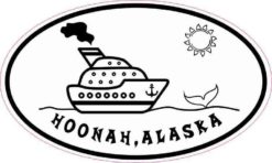 Oval Cruise Ship Hoonah Alaska Sticker