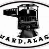 Oval Train Seward Alaska Sticker